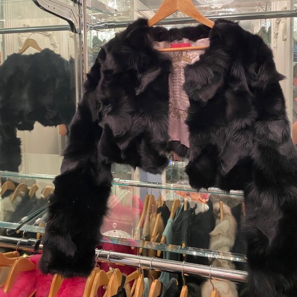 Juicy Couture Fox furs Rabbit furs 2004 MEGA RARE Jackets Boleros - Picture 10 of 16
